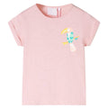 Kids T-Shirt Cotton Light Pink 140 Children's Top Kids Clothing Kids Variant 3