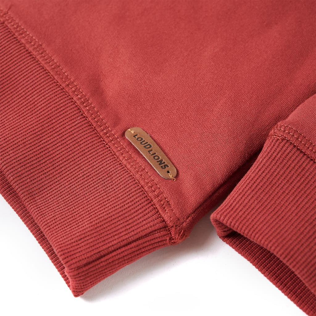 Sweatshirt Cotton Burnt Red 104 Kids Clothing Children's Top Kids Wear 104