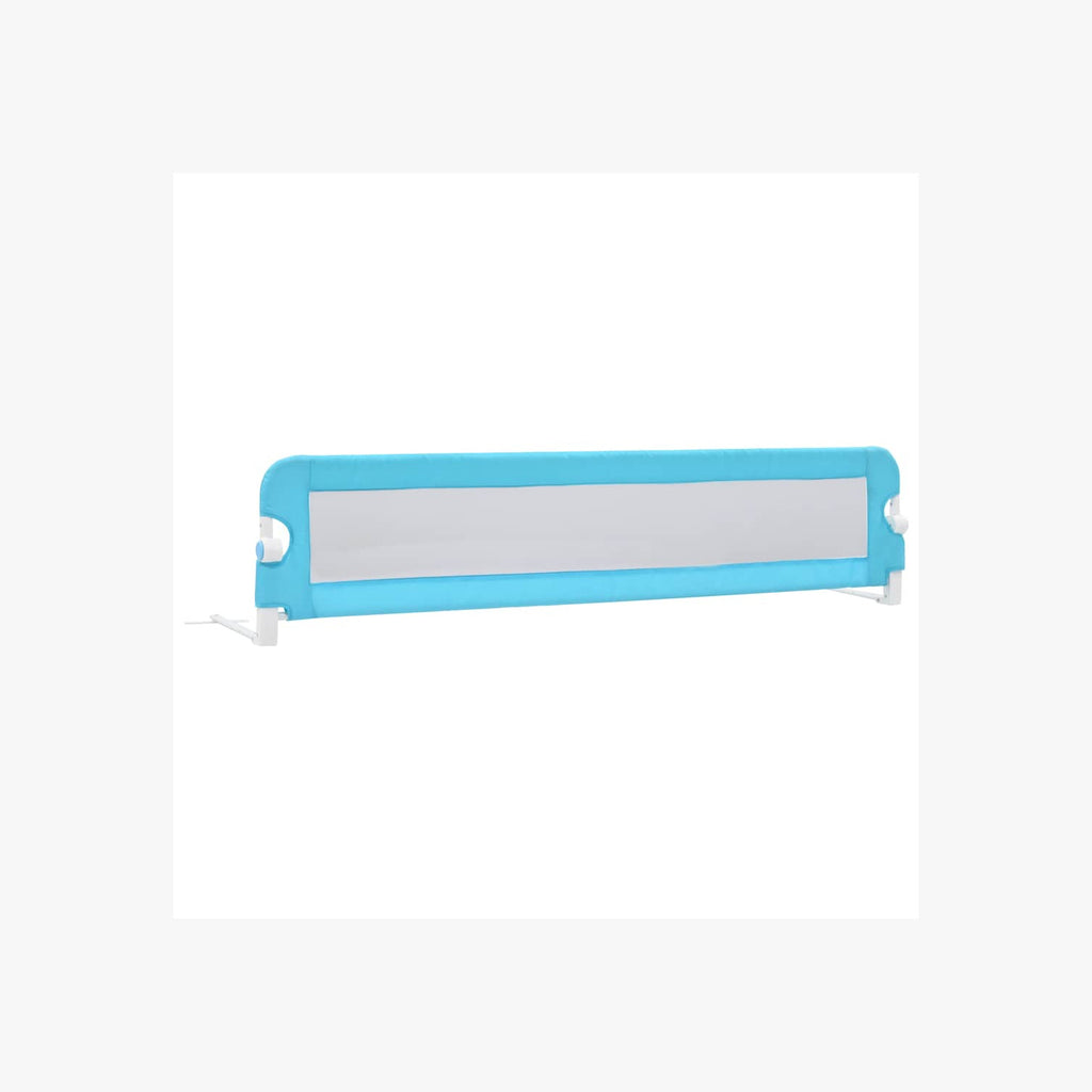 Toddler Safety Bed Rail Polyester Blue 180 x 40.5 x 42 cm Child Bed Guard 5x42cm