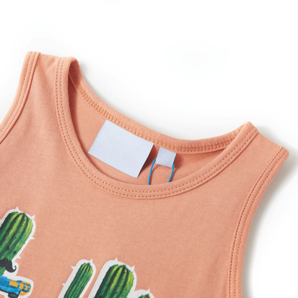 Kids'Tank Top Light Cotton Light Orange 140 Kids Clothing Children's Variant 2