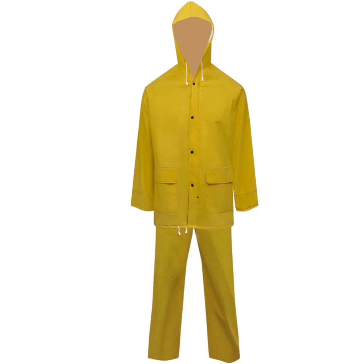 Waterproof Heavy-Duty Rain Suit High-Quality Fabric With Wat Yellow Heavy Duty