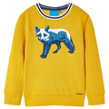 Sweatshirt Cotton Ochre 140 Kids Clothing Children's Top Kids Wear Kids' Tops