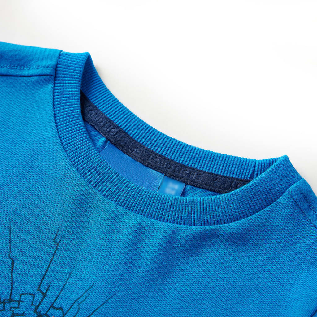 Kids T-Shirt Cotton Cobalt Blue 116 Children's Top Kids Clothing Variant 4
