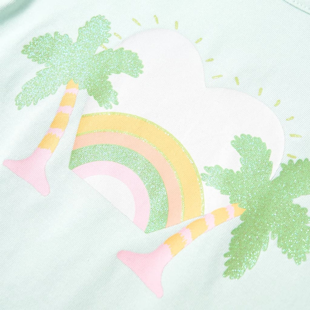 Kids T-Shirt Cotton Light Mint 92 Children's Top Kids Clothing Kids Wear 92