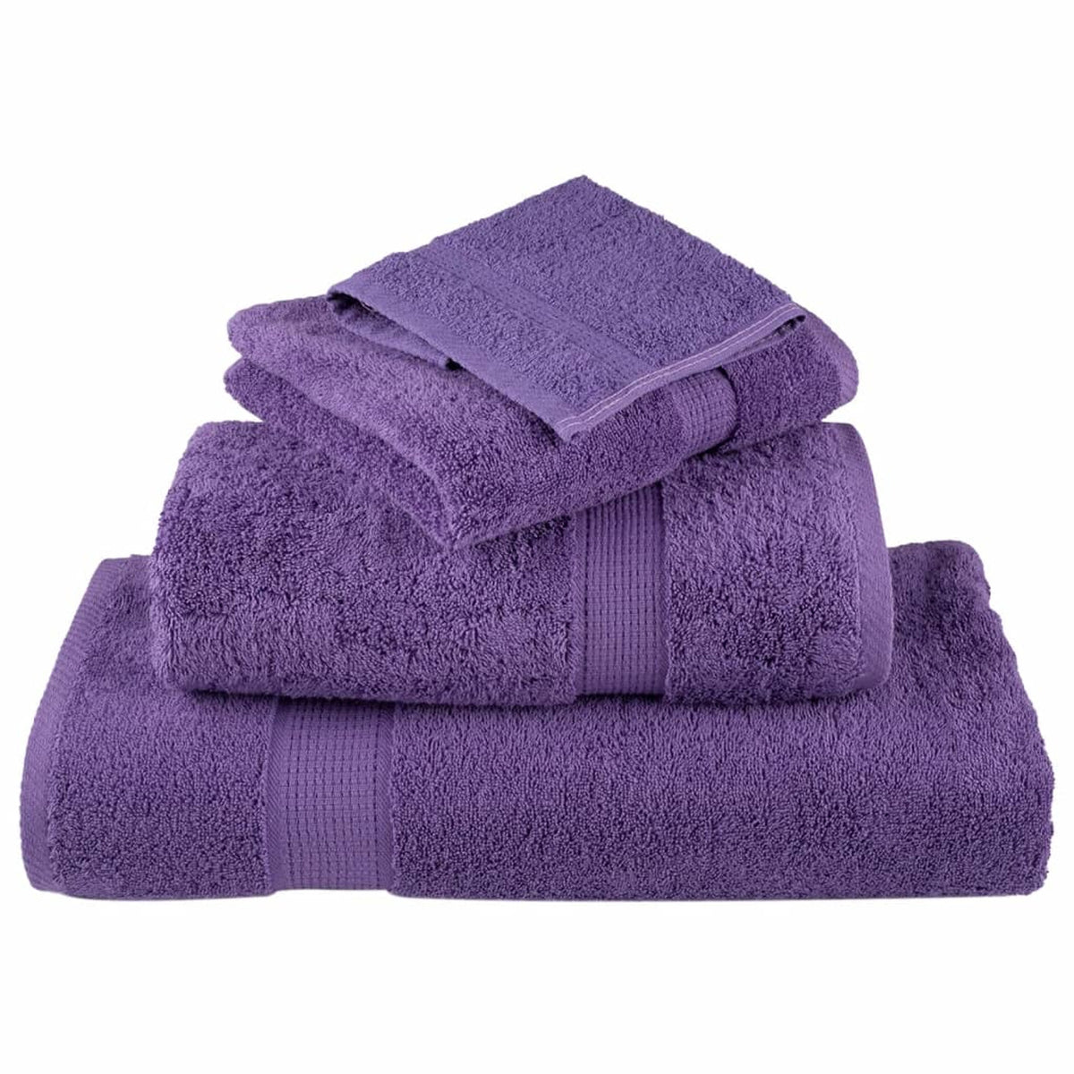 Towel Cotton Purple 30 x 30 cm Bathroom Bath Linen Home Towels 10 Variant 2