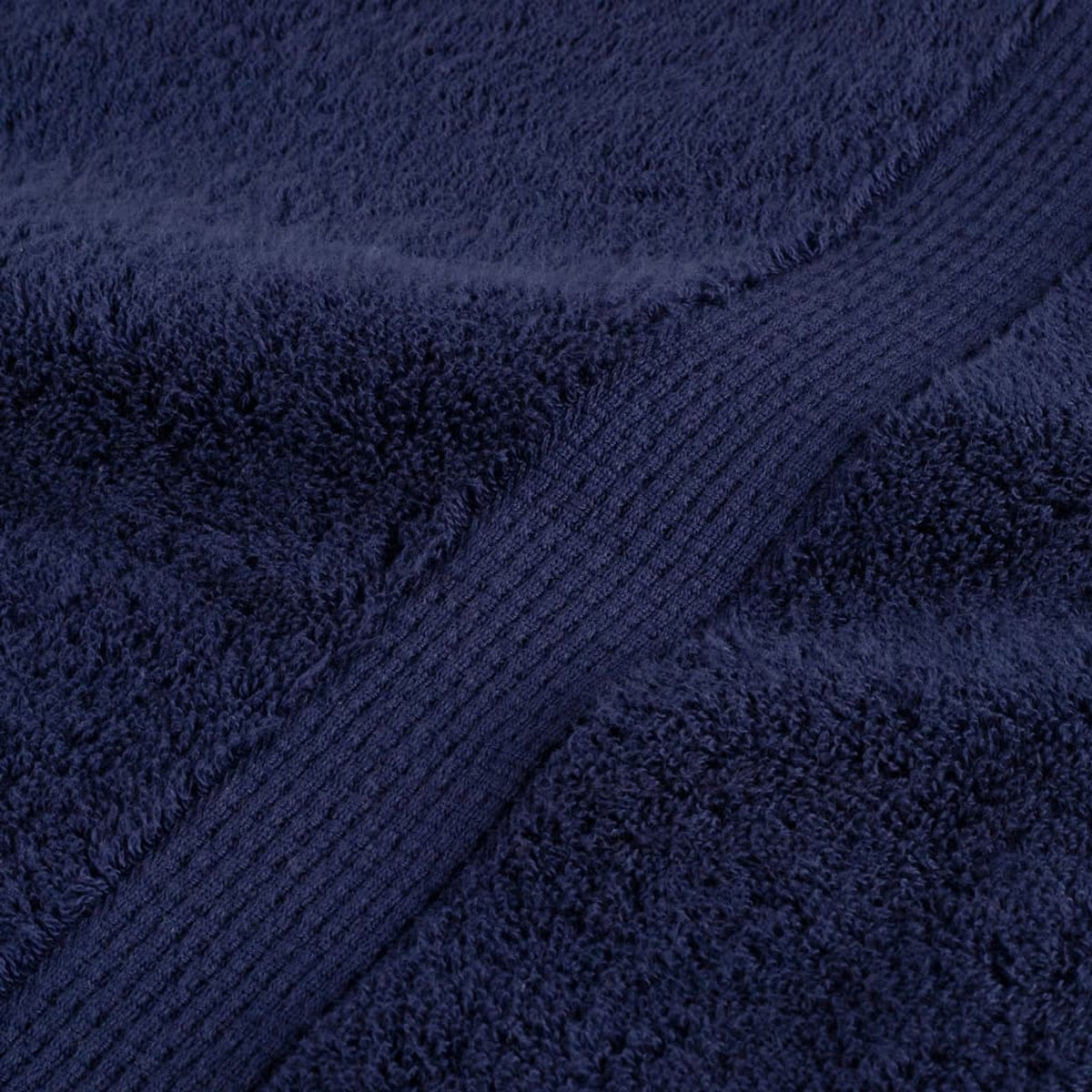 Towel Cotton Navy Blue 100 x 50 cm Bathroom Bath Linen Home Towels Variant 2