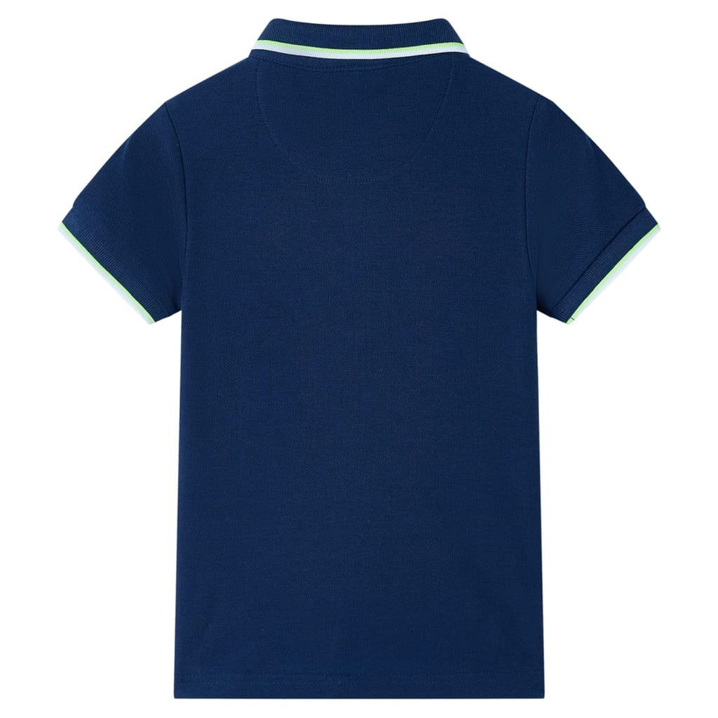 Kids'Polo Shirt Cotton Navy 128 Kids Clothing Children's Wear Kids' Variant 2