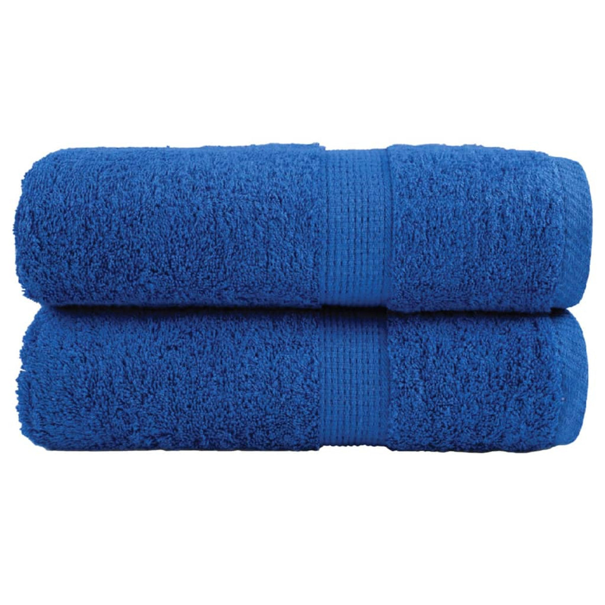 Towel Cotton Blue 50 x 30 cm Bathroom Bath Linen Home Towels 2 pcs Variant 2