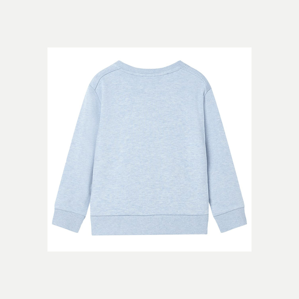 Sweatshirt Cotton Soft Blue Melange 140 Kids Clothing Children's Top Variant 2