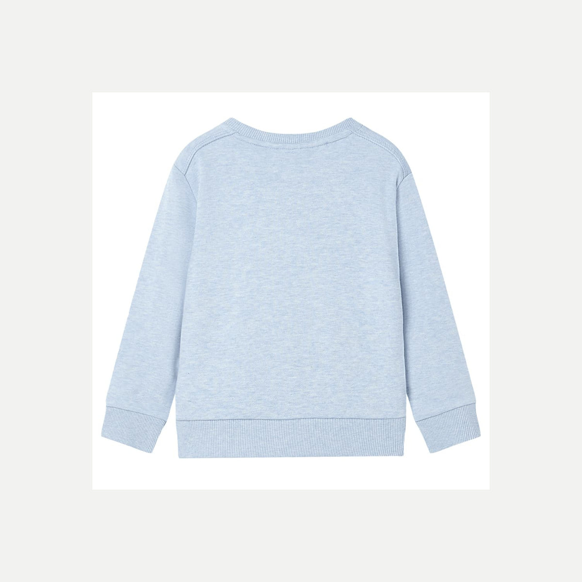 Sweatshirt Cotton Soft Blue Melange 140 Kids Clothing Children's Top Variant 2