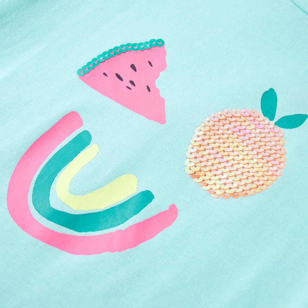 Kids T-Shirt Cotton Light Mint 140 Children's Top Kids Clothing Kids Variant 5