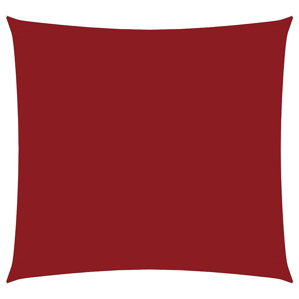 Sunshade Sail Oxford Fabric Red Water Resistant UV Resistant 360 x 360 cm