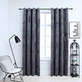 Blackout Curtain Velvet Anthracite 140 x 175 cm Window Dressing Home