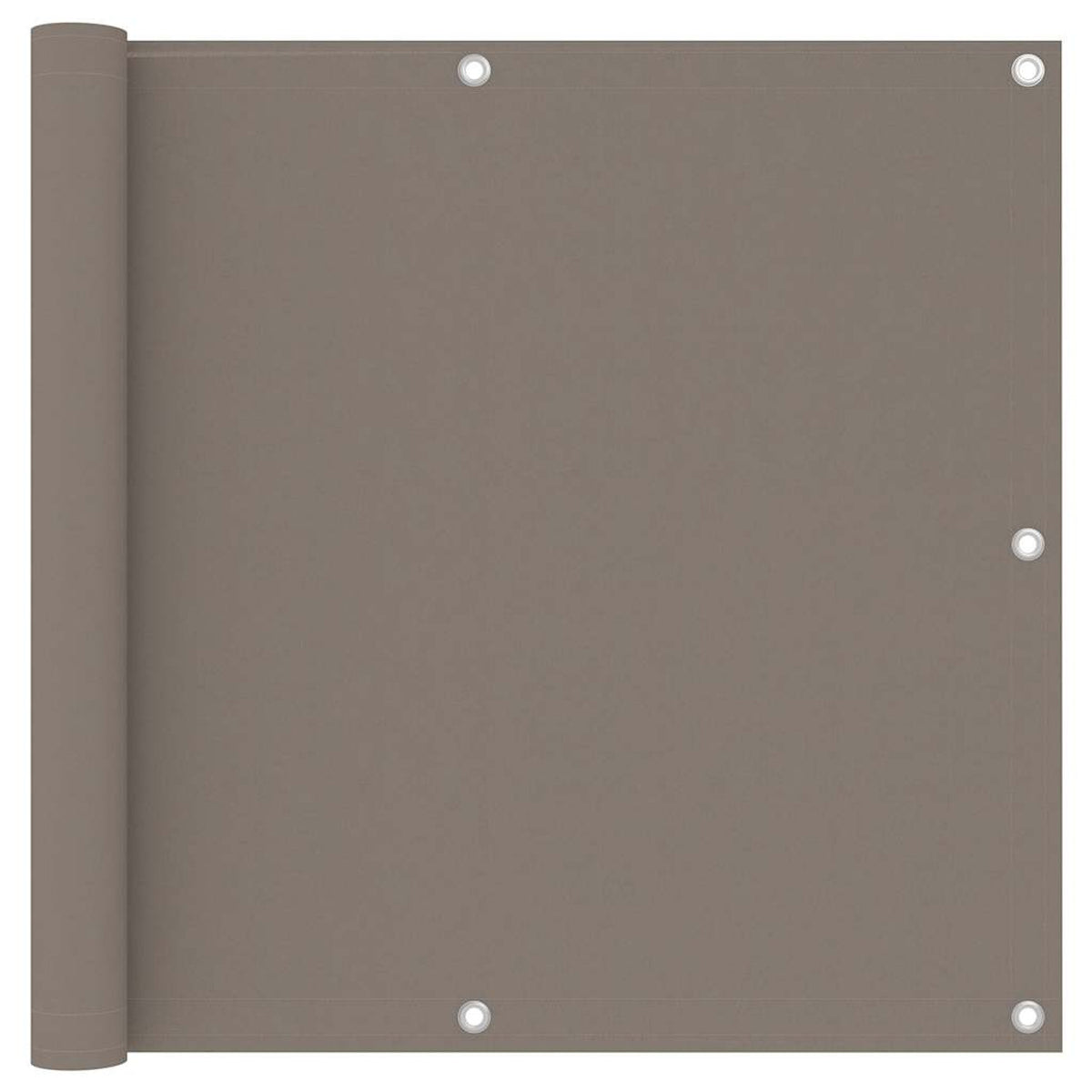 Balcony Screen Oxford Fabric Taupe Waterproof UV Resistant 90 x 300 cm 90x300cm