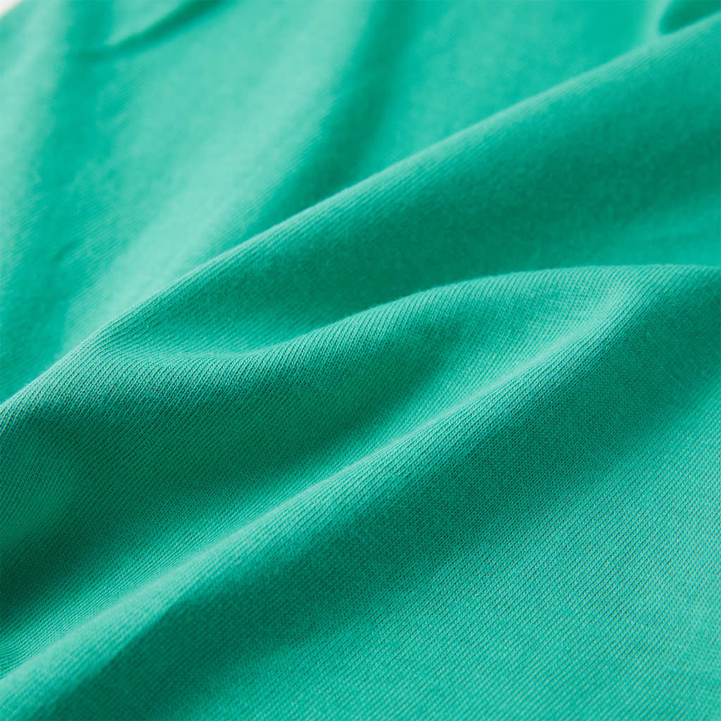 Kids T-Shirt Cotton Green 140 Children's Top Kids Clothing Kids Wear Variant 3