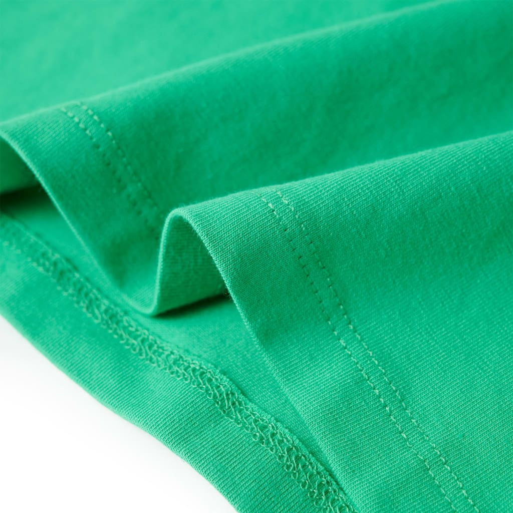 Kids T-Shirt Cotton Green 128 Children's Top Kids Clothing Kids Wear Kids'